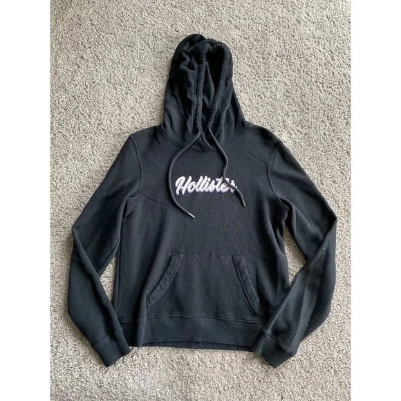 Hollister Co. Tops Hollister Womens Small Black Hoodie Poshmark